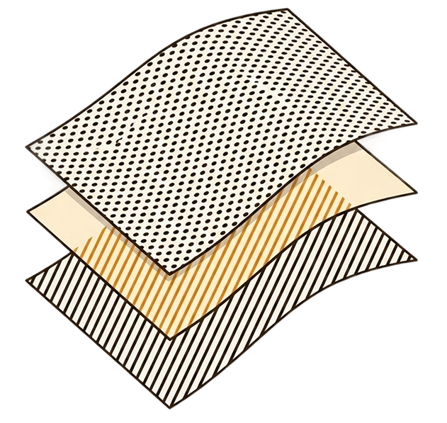 Melties strip layers